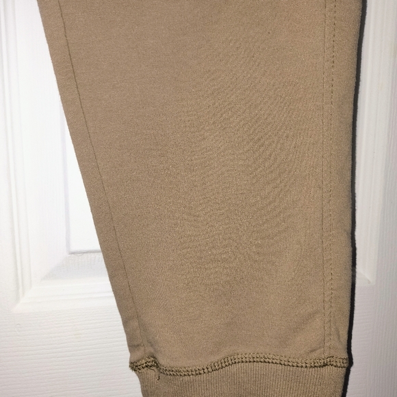 brand new Cotton blend French terry joggers without tags exposed long drawstring - Picture 11 of 15